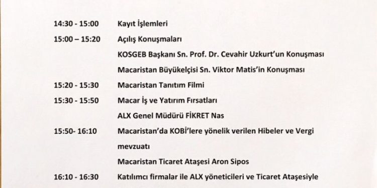 13 Mart 2019 / Macaristan Tanıtım Günü Etkinliği