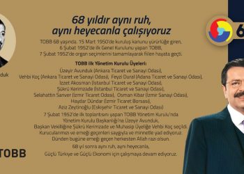 TOBB 68 YAŞINDA